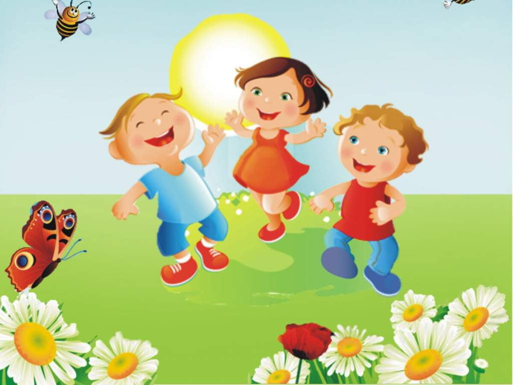 День детства в садике. Лето для детсада. Лето для детей в детском саду. Лето дети мультяшные. Дети летом иллюстрации для детей.