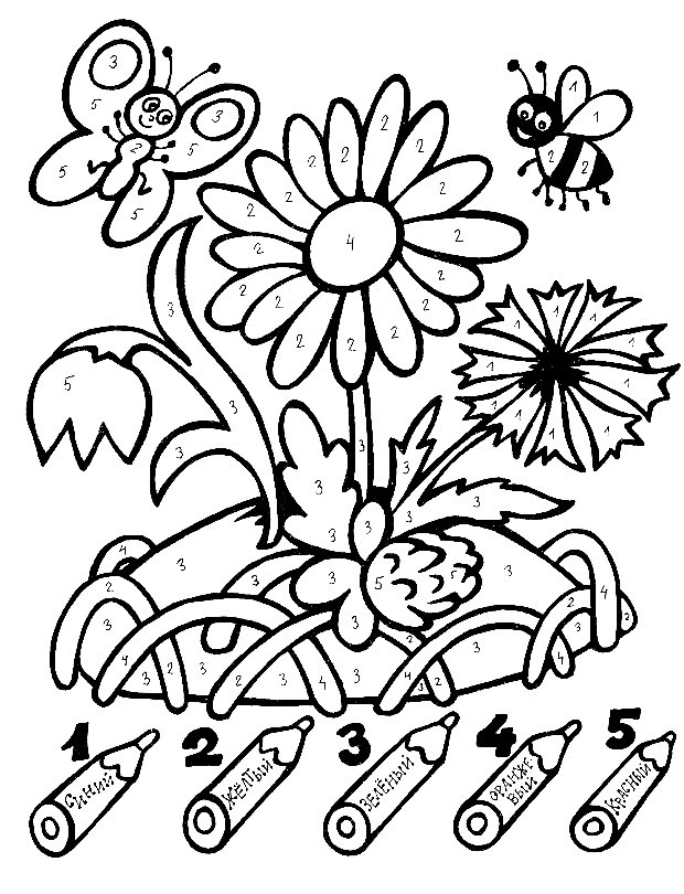 Рисунки «Цветик семицветик» карандашом